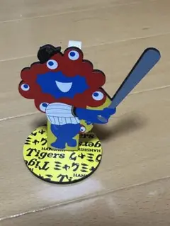 関西万博　阪神タイガース＆ミャクミャク 木製スタンド