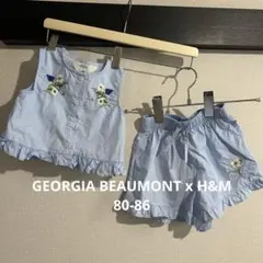 ✴︎まとめ買いお値引き有✴︎GEORGIA BEAUMONT x H&M 水色セットのサムネイル