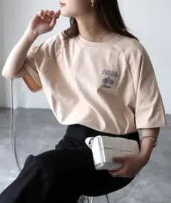 【Riberry】TENNIS TEAMラグランTシャツのサムネイル