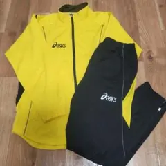 asics ジャージ 上下セット ブラック×イエロー 2026年最新】アシックス ジャージ 上下の人気アイテム - メルカリ