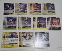 ワンピースカード　黒黄モリアデッキパーツセット　蒼海 OP14