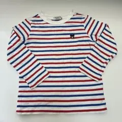DOUBLE.B 長袖Tシャツ 100サイズ ストライプ