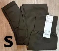 【新品】エアリズムUVカットレギンス S オリーブ