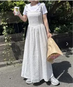 Alley by w closet 肩フリルキャミワンピース　キャミワンピースのサムネイル