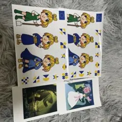 EUキャラクターシールセット 2シート　ポストカード2枚