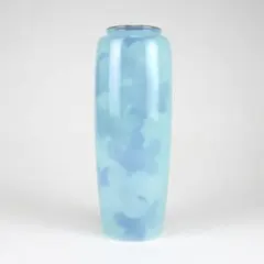 深川製磁 花瓶 ブルーフラワー