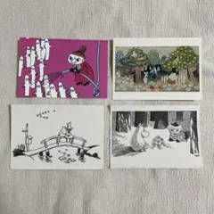 トーベ・ヤンソン　ムーミン展　ポストカード 4枚セット