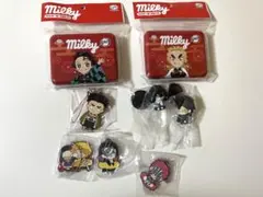 ✨まとめ売り✨鬼滅の刃 ミルキー缶　ラバーマスコット　座らせ隊