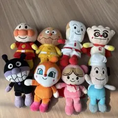 アンパンマンキャラクター ぬいぐるみ 8体セット