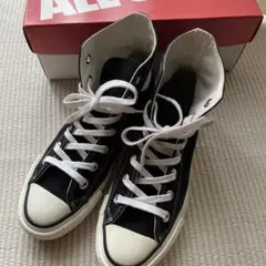 コンバース　オールスター　ハイカット　ブラック　メイドインジャパン　キャンバス