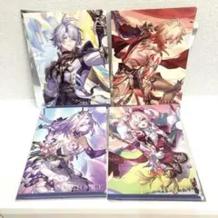 崩壊スターレイル A5クリアファイル 4種セット ラウンドワンm