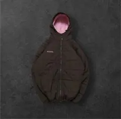 00s Columbia 短丈 down puffer jacket y2k 茶