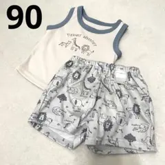 美品★ ベビー　水着　90cm 男の子　動物柄　プール　水遊び