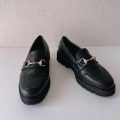 161* 未使用 green label 雨の日も履ける ビットローファーのサムネイル