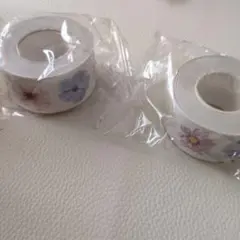 花柄 ロールシール 2個セット