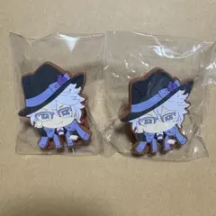 ツイステ のっかりラバークリップ アズール 2点