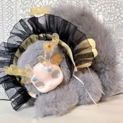 セール中］GULULU グルル ぬいぐるみ 鹿生花 グレー - メルカリ