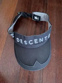 DESCENTE GOLF サンバイザー ブラックのサムネイル