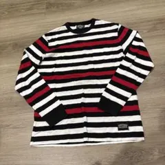 激レア stussy モックネック ボーダー ロンＴ カットソー XL LL 2025年最新】stussy ロンt ボーダーの人気アイテム - メルカリ