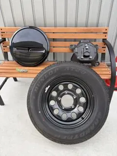 ブラケット付きジムニー シエラ 195/80R15 タイヤ ホイールセットのサムネイル
