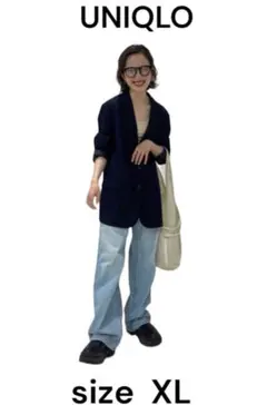 ユニクロ　リラックス　テーラード　ジャケット　大きいサイズ