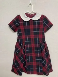 EASTBOY COMET チェック柄 半袖ワンピース 120cmのサムネイル