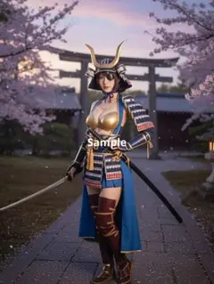 【AI作成写真L判サイズ】理想の彼女 コスプレ✕伊達政宗