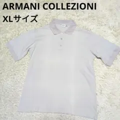 【高級イタリア製】アルマーニコレツィオーニ ポロシャツ XL くすみピンクのサムネイル