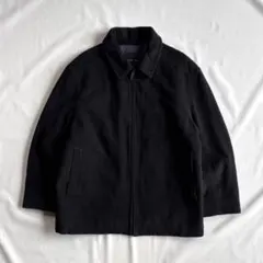 00s OLD GAP melton wool car coat BLK - メルカリ