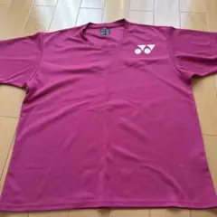バドミントン YONEX ピンクTシャツ Lサイズ