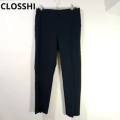 【良品】 CLOSSHI BIZ スーツスラックス 無地 ネイビー 大きめサイズのサムネイル