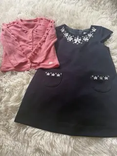 Tartine et Chocolat タルティーヌ エ ショコラ　花柄　紺