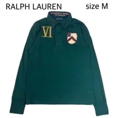 【sizeM】 RALPH LAUREN ラガーシャツ　シルクカシミヤ混