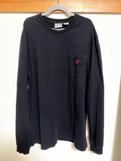 Gramicci グラミチ 長袖 ポケットTシャツ ブラック L