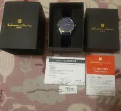 Salvatore Marra SM21106 ネイビー腕時計　美品のサムネイル