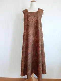 新品反物着物リメイク バイアス裁ちドレープＡラインジャンスカNo.194