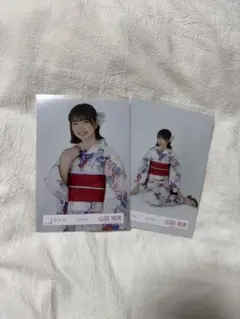 櫻坂46 山田桃実 2025年浴衣 2枚セット - メルカリ