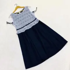 美品 レース仕様 フォーマルワンピース13AR 大きいサイズ 入園式 入学式