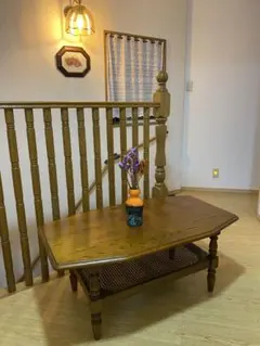 取付無料！三越家具 ブルージュ 天然木アンティーク調ラウンドダイニングテーブル 取付無料！三越家具 ブルージュ 天然木アンティーク調ラウンド