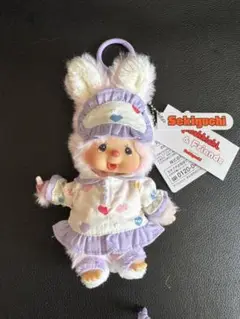 フラワーバニー⭐︎モンチッチ　ウサギ もこもこバニー モンチッチ S 女の子|【ぬいぐるみのセキグチ