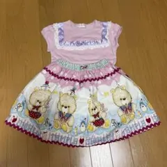 Shirley Temple クマ柄スカートとTシャツセット