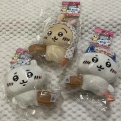 ちいかわ　マスコットキーホルダー　温泉　3点セット