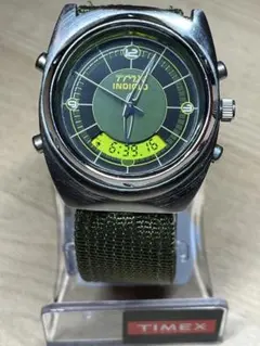 TIMEX INDIGLO デジアナ　WR50m レア　ビンテージ　稼働品