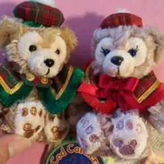 ★ディズニーシー『2012年クリスマス ダッフィー&シェリーメイ』ストラップ★