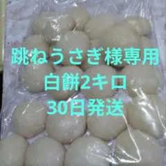 跳ねうさぎ様専用ページ★白餅2キロ★30発送