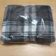 新品　ブランケット　ブラウン系 チェック柄