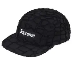 【美品】Supreme/Frayed Croc Denim Camp Cap