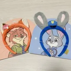 早い者勝ち！韓国Butter × Zootopia ジュディ＆ニックカチューシャ