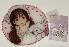 mikko キャミー ガール アクリル ステッカー セット