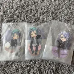 ツイステ アズール フロイド ジェイド アイコンメタルキーホルダー